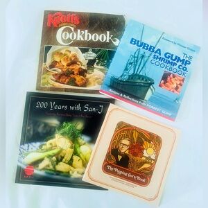 Lot of Branded Cookbooks | Physical Media Knotts Bubba Gump San-J